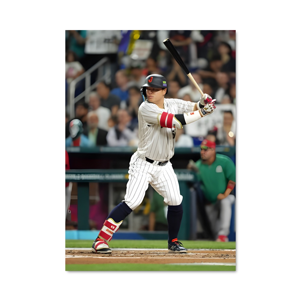 Poster Munetaka murakami manche – affiche Baseball
